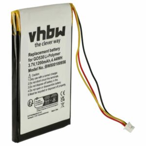 Bateria vhbw para TomTom GPS 1697461, AHL03714000, VF8 - 1200mAh, 3.7V