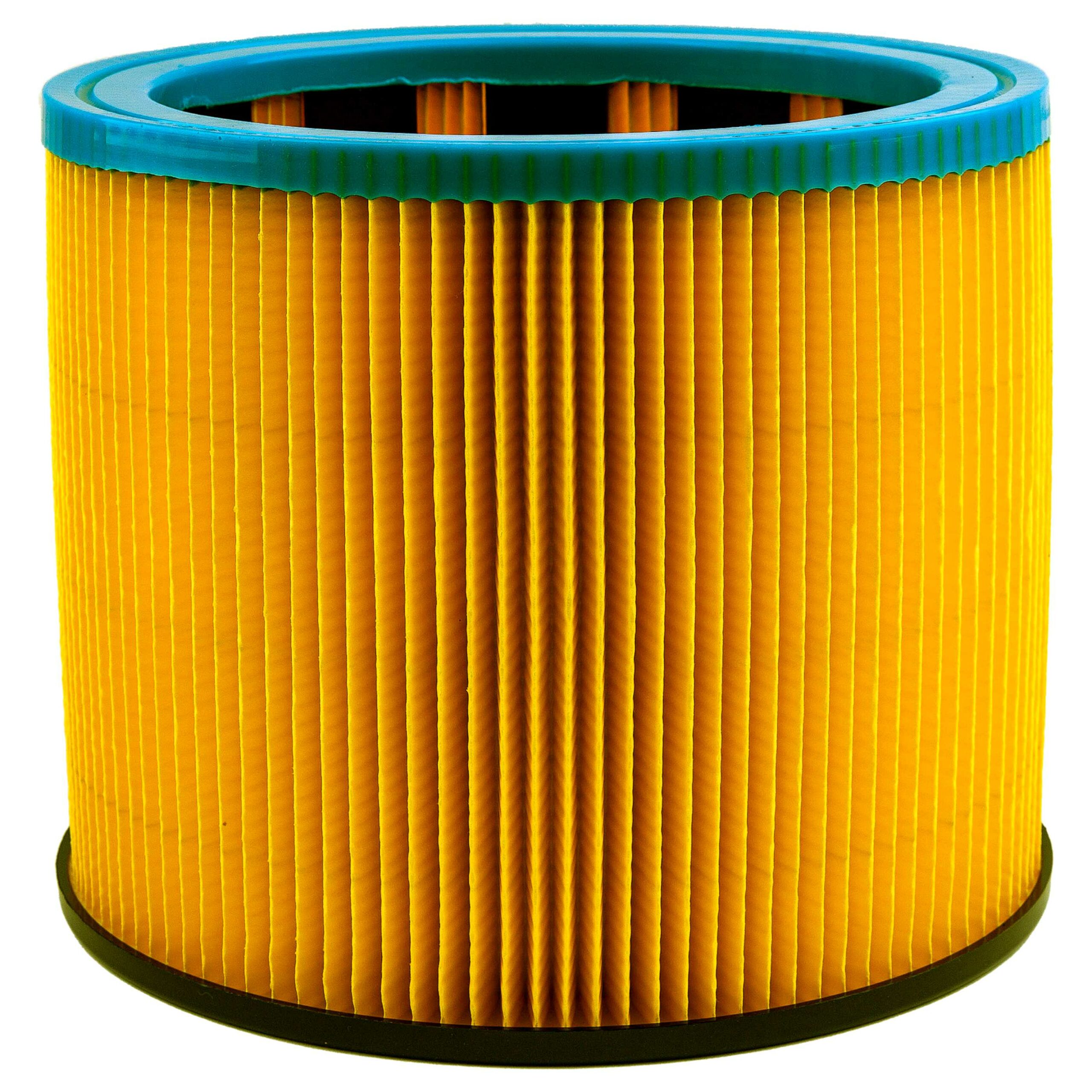 4x Filtro Cartucho Compatível com Starmix 413471, FP 7200 para Aspiradores Starmix, Azul/Amarelo vhbw - Image 3