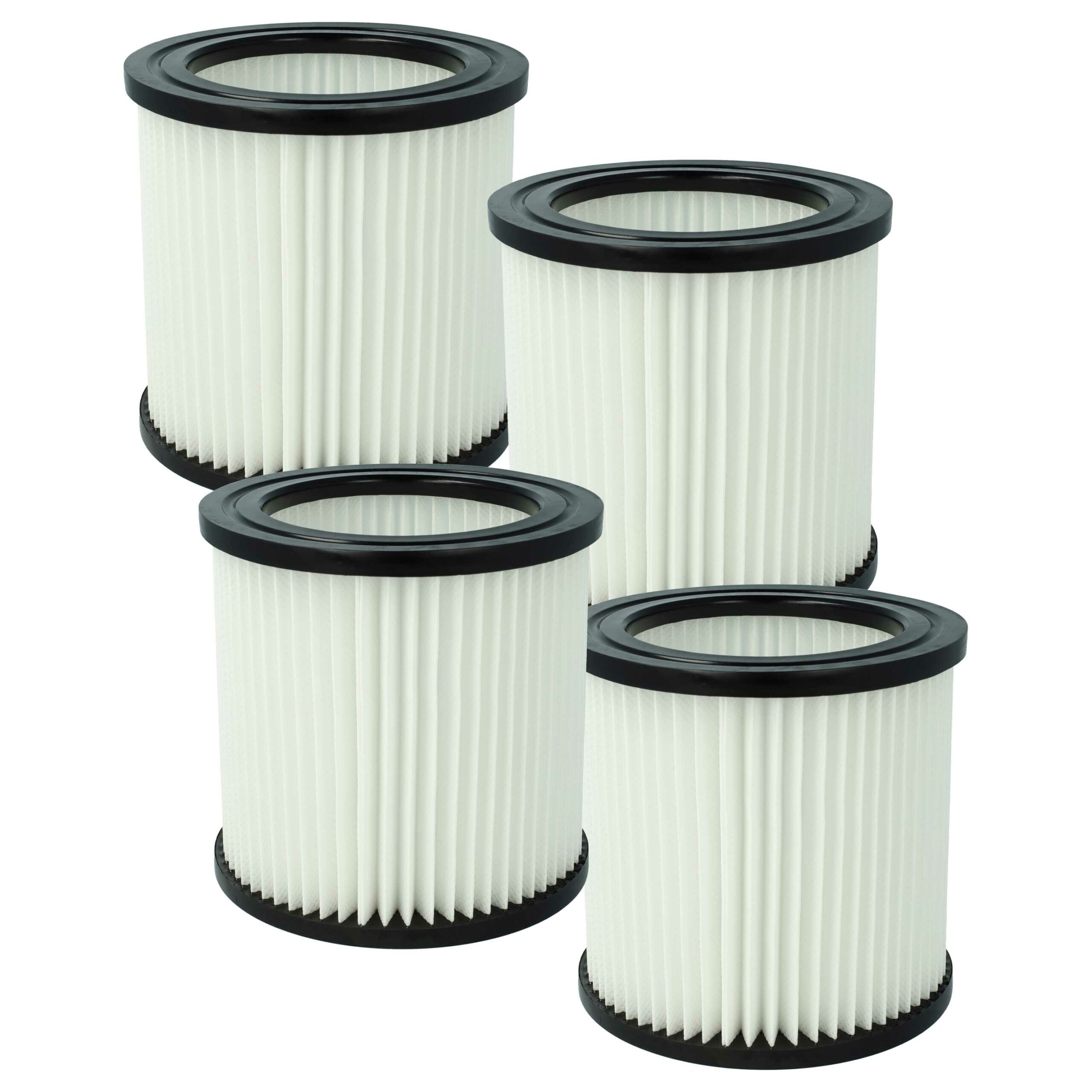 4x Filtro de Substituição vhbw para Aspirador Nilfisk 81943047