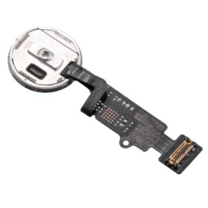 Botão Home + Cabo Flex de Substituição para Apple 821-00912-A iPhone - Branco vhbw