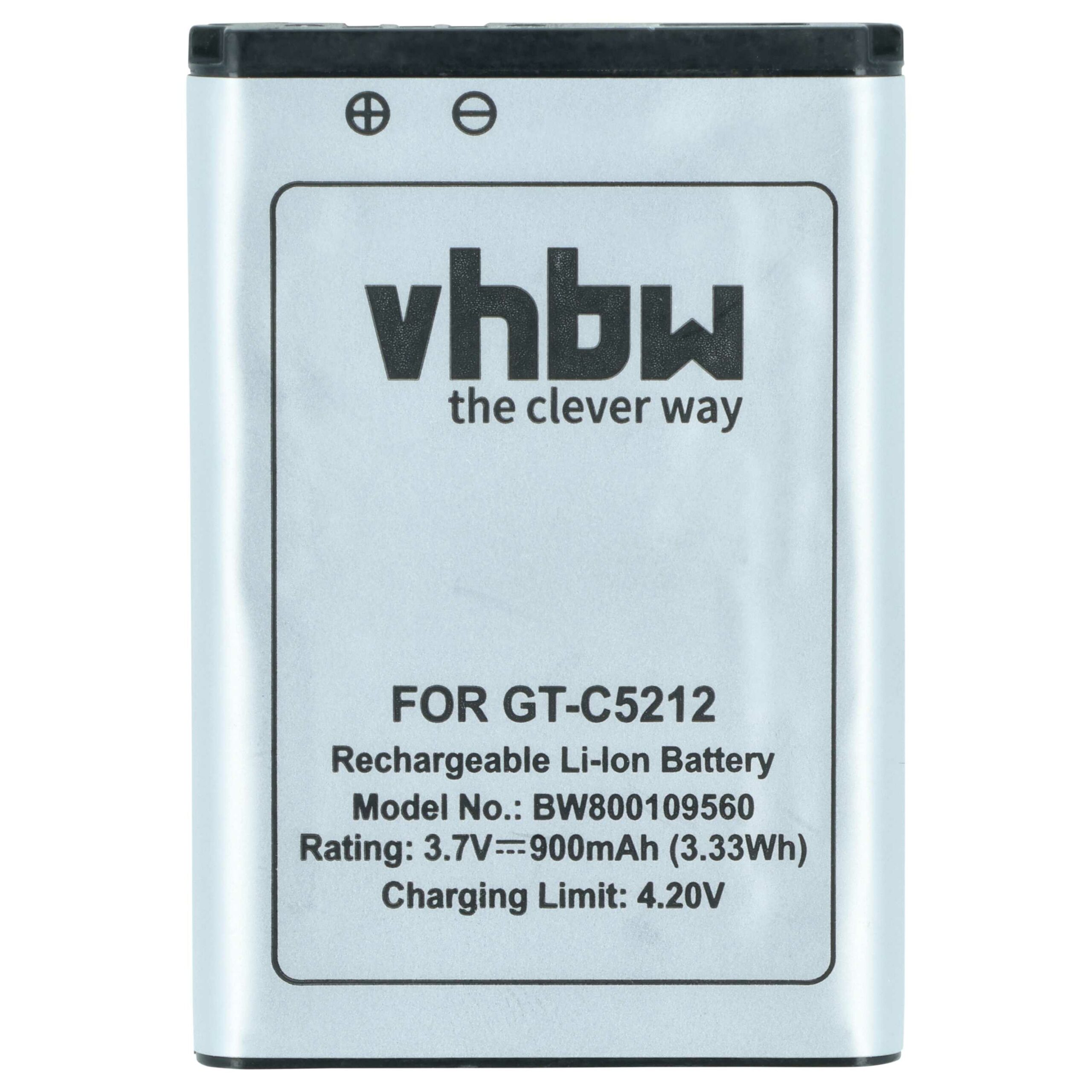 Bateria para Samsung AB043446LE, AB043446LA, AB043446BE, AB043446BC - 900 mAh 3.7 V Li-Ion vhbw - Image 3