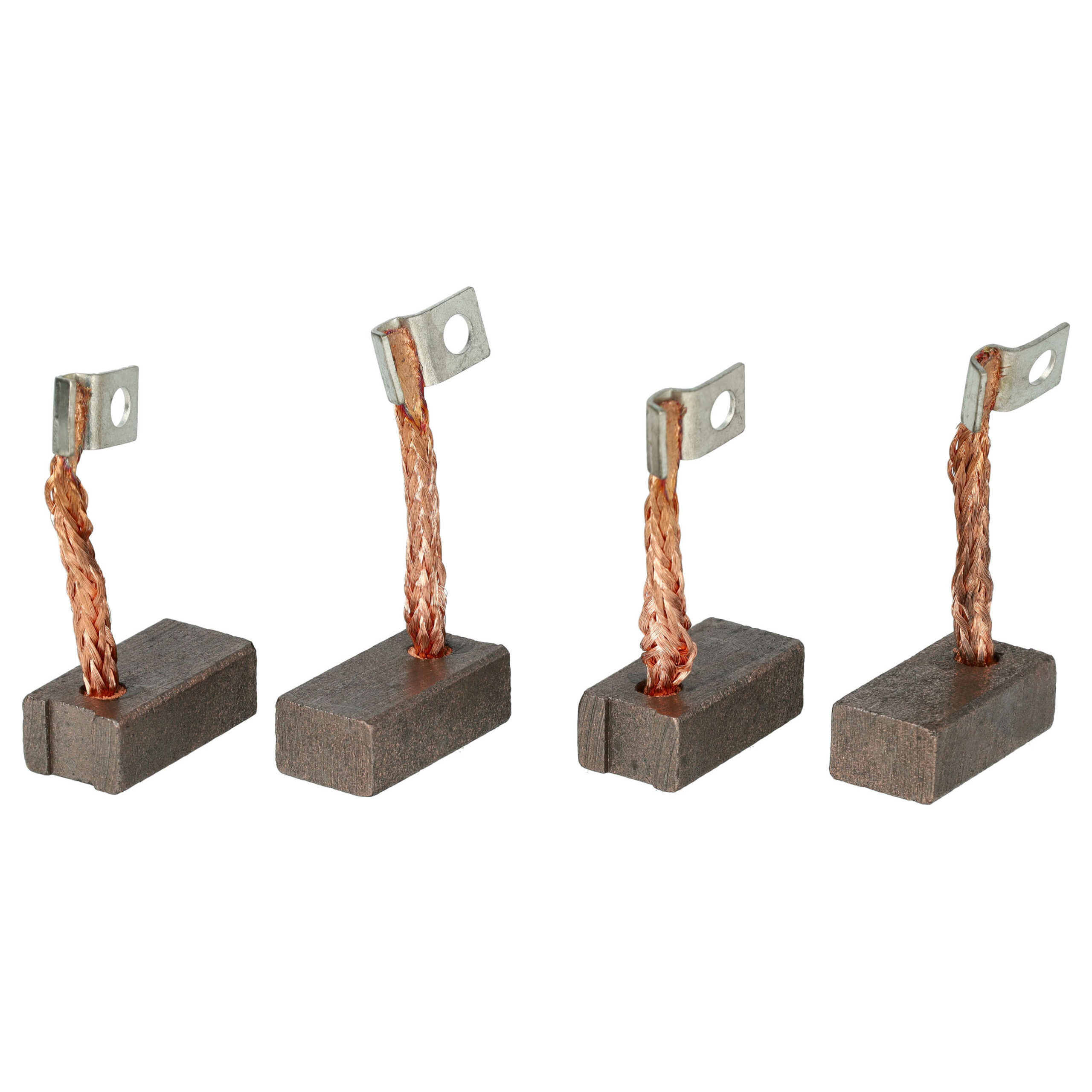 4x Escovas de Carvão Substituição Abeko 3053148, 160034888 para Ferramentas Elétricas - 25,3 x 13 x 8,9 mm