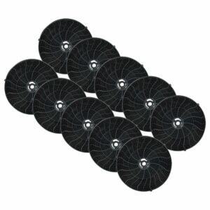 Pack 10x Filtro de Carvão Ativado Compatível AEG 405517113/8, Zanussi e Outras Marcas