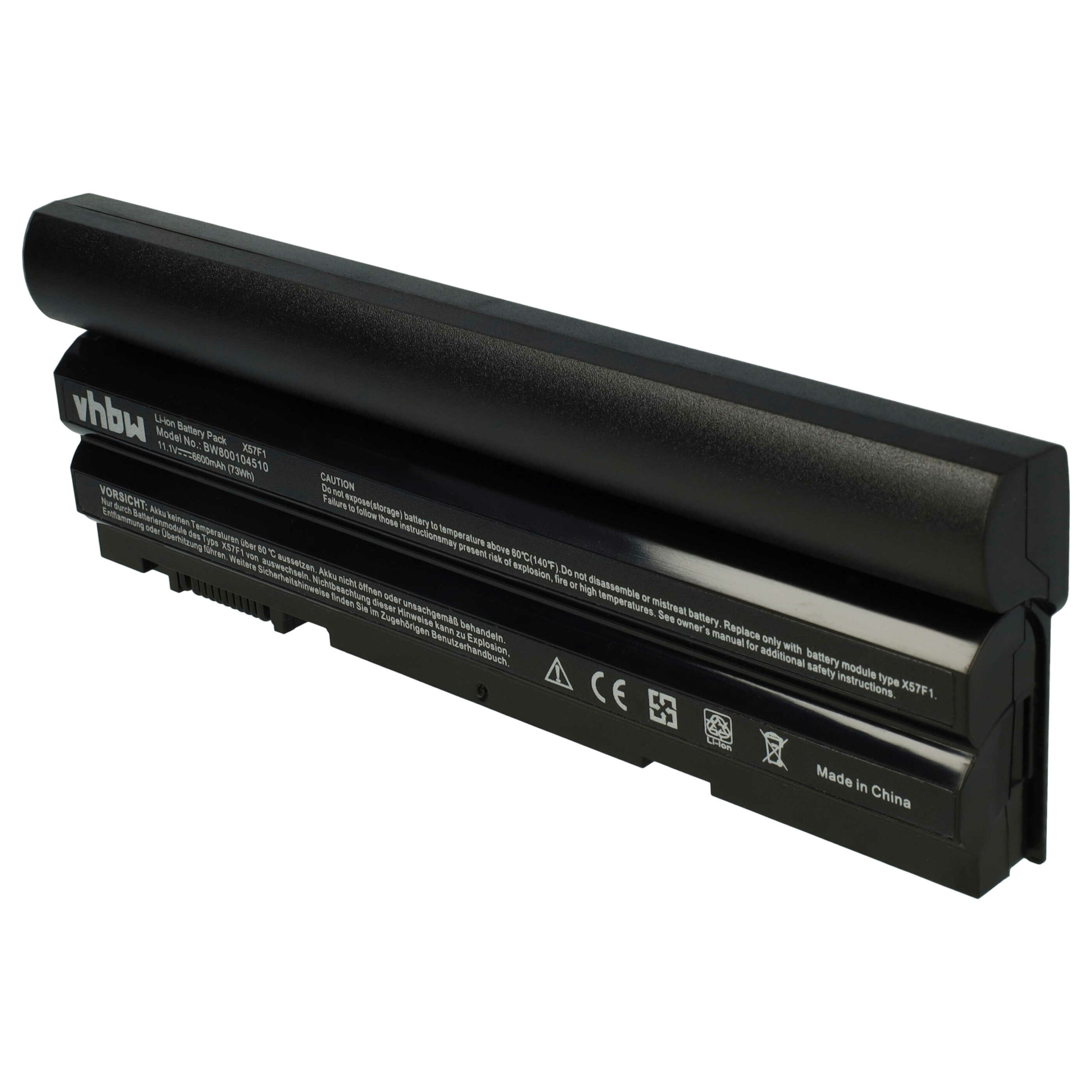 Bateria vhbw para Portátil Dell — 6600 mAh 11,1 V Li-Ion (2P2MJ, 04NW9, 0DTG0V, 05G67C, 312-1163) - Image 3