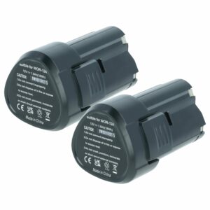 2x Bateria compatível Rockwell KRGRT-PN-7734031 para Ferramentas Elétricas - 1500 mAh, 12 V, Li-Ion