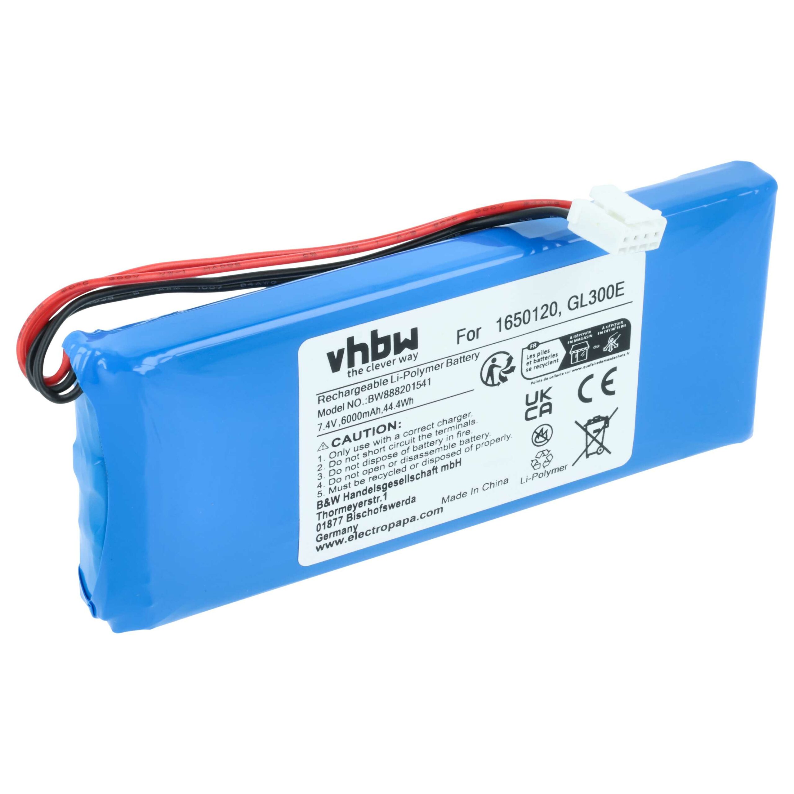 Bateria de Substituição para Telecomando de Drone DJI vhbw 6000mAh 7.4V