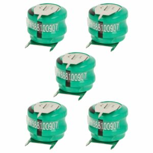 Bateria Recarregável Tipo V80H 3 Contactos para Modelismo e Lâmpadas Solares - 80 mAh 2.4 V NiMH (Conjunto de 5)
