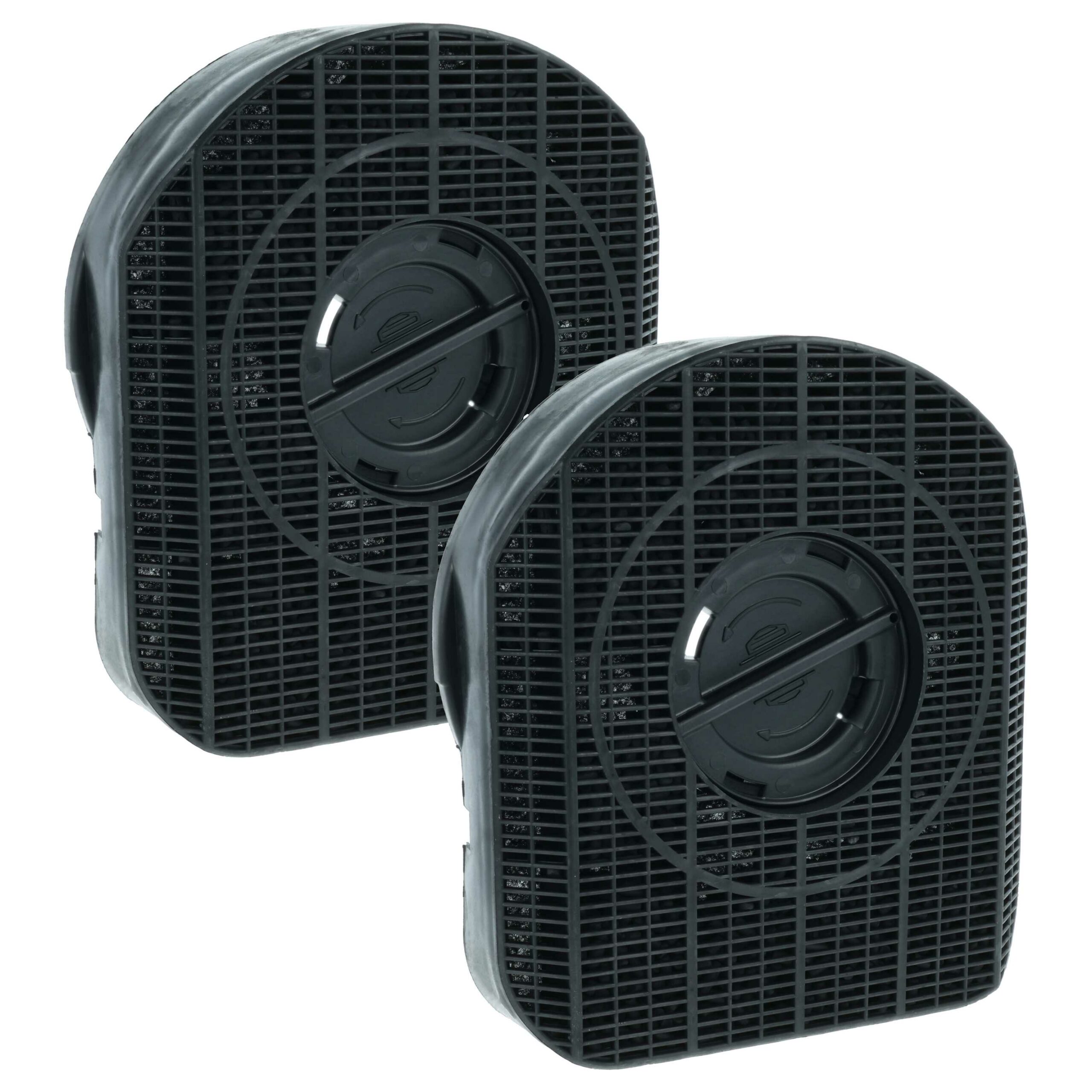 2x Filtro de Carvão Ativado vhbw Compatível com AEG E3CFE200, Bosch e outros - Tipo 200