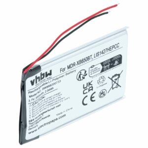 Bateria vhbw para Auriculares Plantronics PR-423350 - 550 mAh 3.7 V Li-polímero