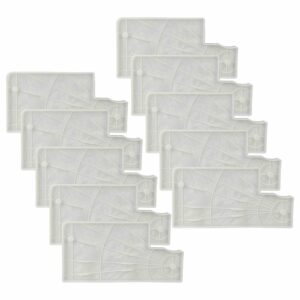 10x Filtro Motor de Substituição Kärcher 5.731-611.0 para Aspirador Kärcher, 9,2 x 18,3 cm