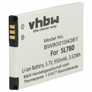 Bateria vhbw para telefone Gigaset - Compatível Siemens S30852-D2152-X1 - 950 mAh 3.7 V Li-Ion