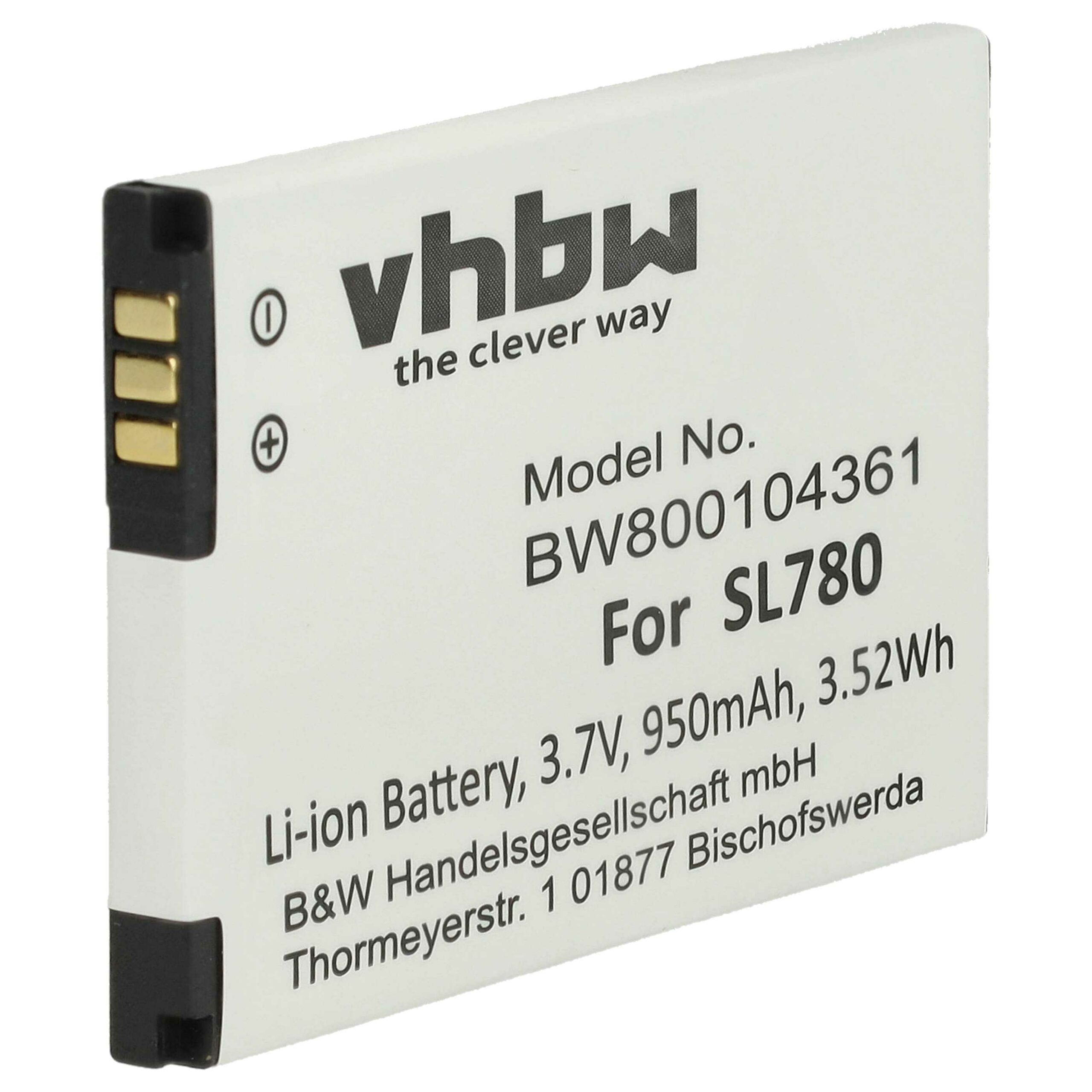 Bateria vhbw para telefone Gigaset - Compatível Siemens S30852-D2152-X1 - 950 mAh 3.7 V Li-Ion