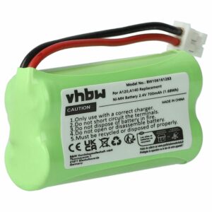 Bateria vhbw compatível com telefone DECT T-Com, Siemens, Universum – 700 mAh, 2.4 V, NiMH