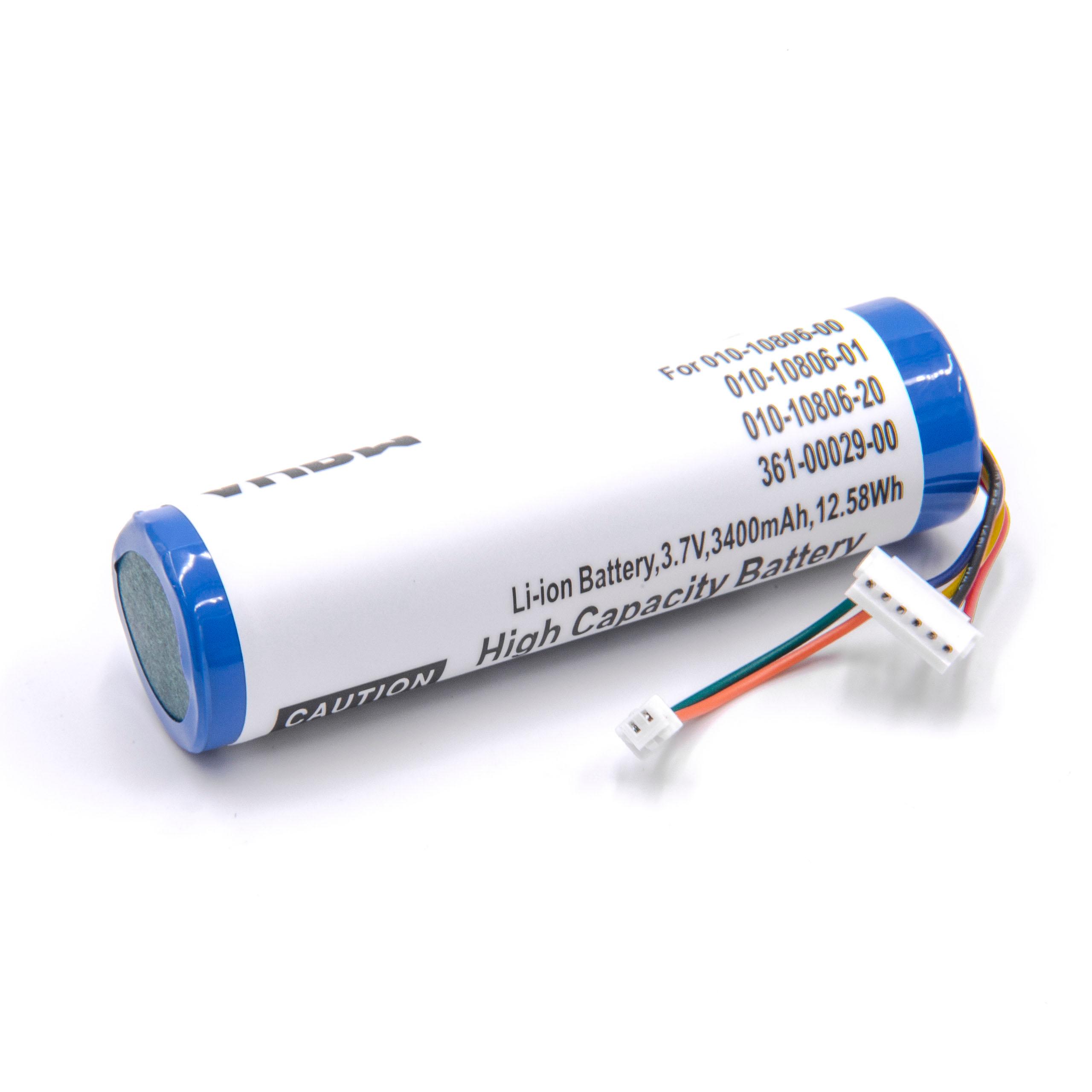 Bateria vhbw compatível com Garmin 010-10806-20, 010-10806-00, 010-10806-01 - 3400 mAh 3.7 V Li-Ion