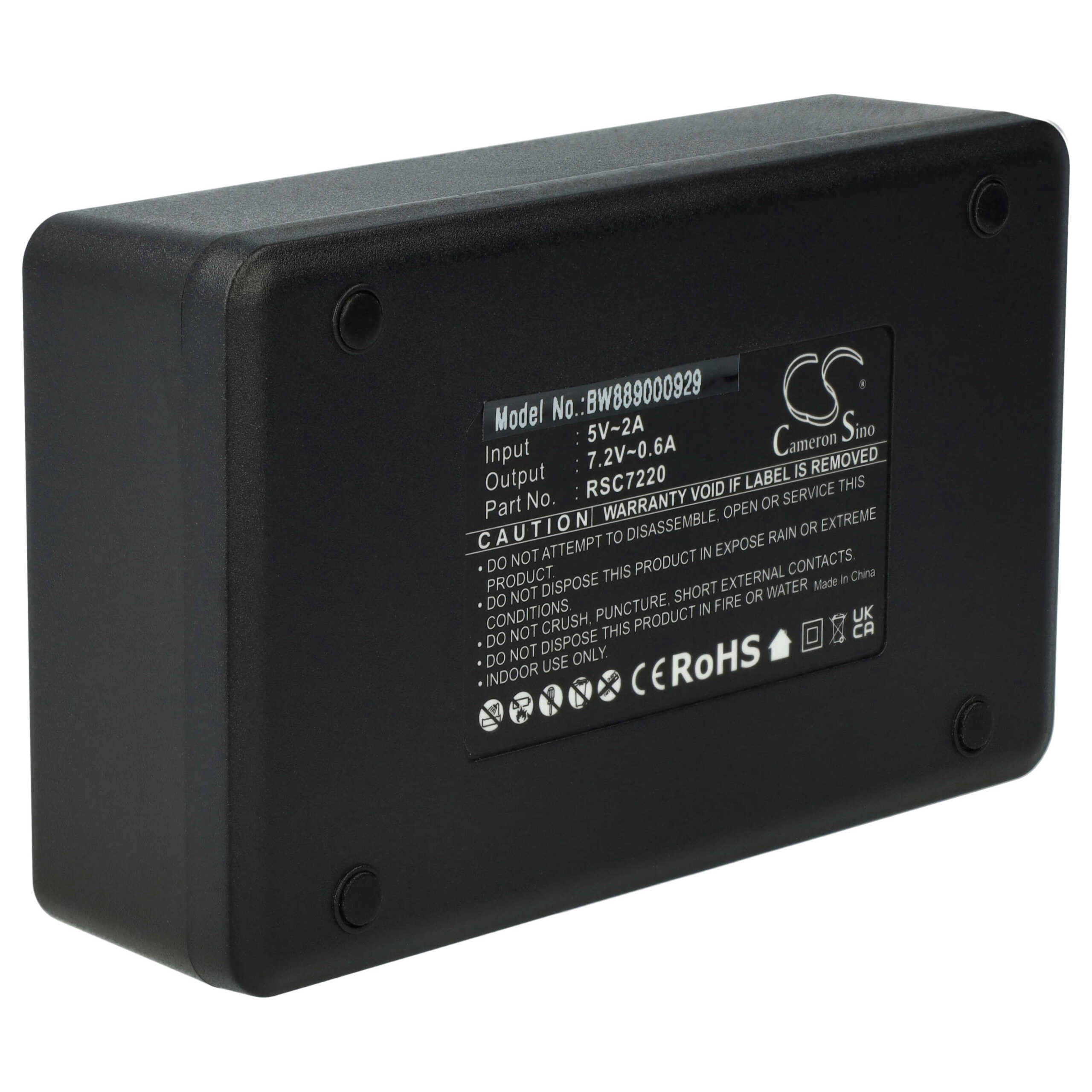 Carregador Duplo + Cabo USB C vhbw para Palfinger 1026, 13445, 16131 - Walkie Talkie 7.2V, 0.6A - Image 2