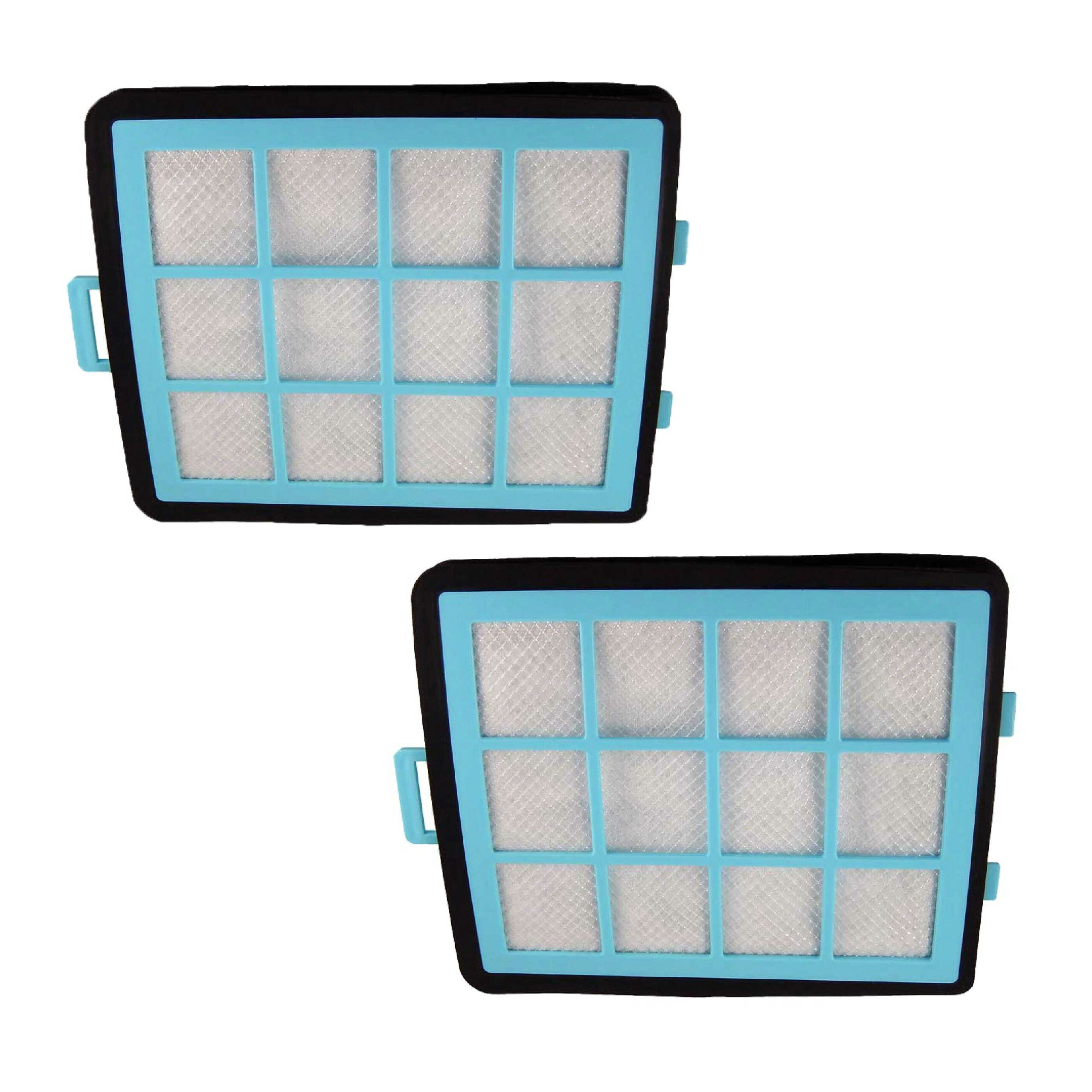 2x Filtro de entrada vhbw para Philips CRP745/01, 432200533151 - Aspirador Philips 14,2 x 18,8 cm - Image 3