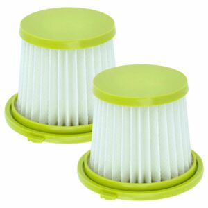 2x Filtro de substituição vhbw para Ryobi HAHV33, A32HFOO, A32F05N - Aspirador portátil, Classe H11