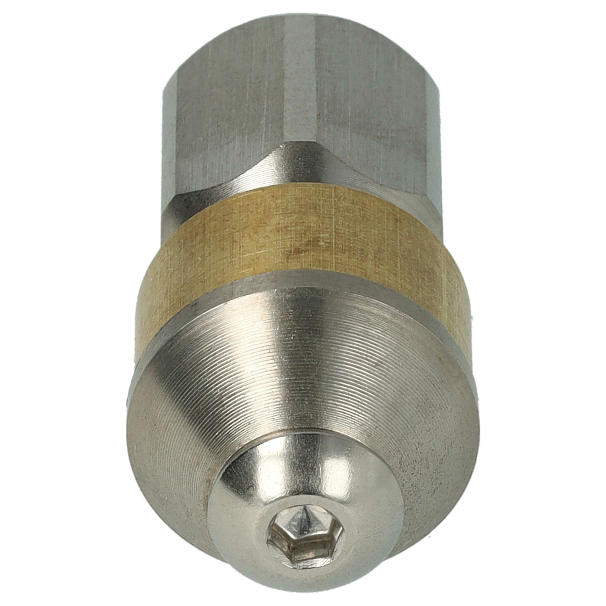 Bico de Limpeza de Tubagens Rotativo vhbw para Kränzle KNR055 - Aço Inoxidável - Image 3