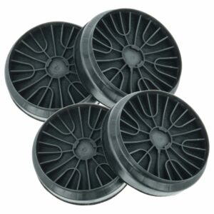 Filtro de Carvão Ativado 4x para Bosch DHZ5276 - Compatível Bosch, Siemens, Neff - 19 cm