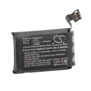 Bateria para Smartwatch Apple A1848 - 270 mAh 3.82 V Li-polymer vhbw