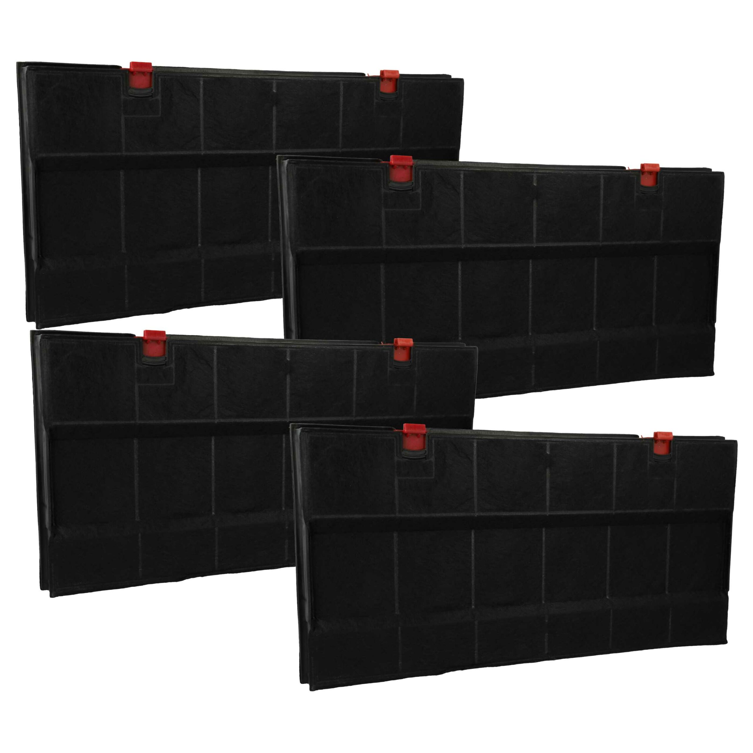 4x Filtro de Carvão Ativado Compatível com AEG CHF150/1, DKF24 para Cooktop Bosch - 43 x 21.7 x 3.3 cm