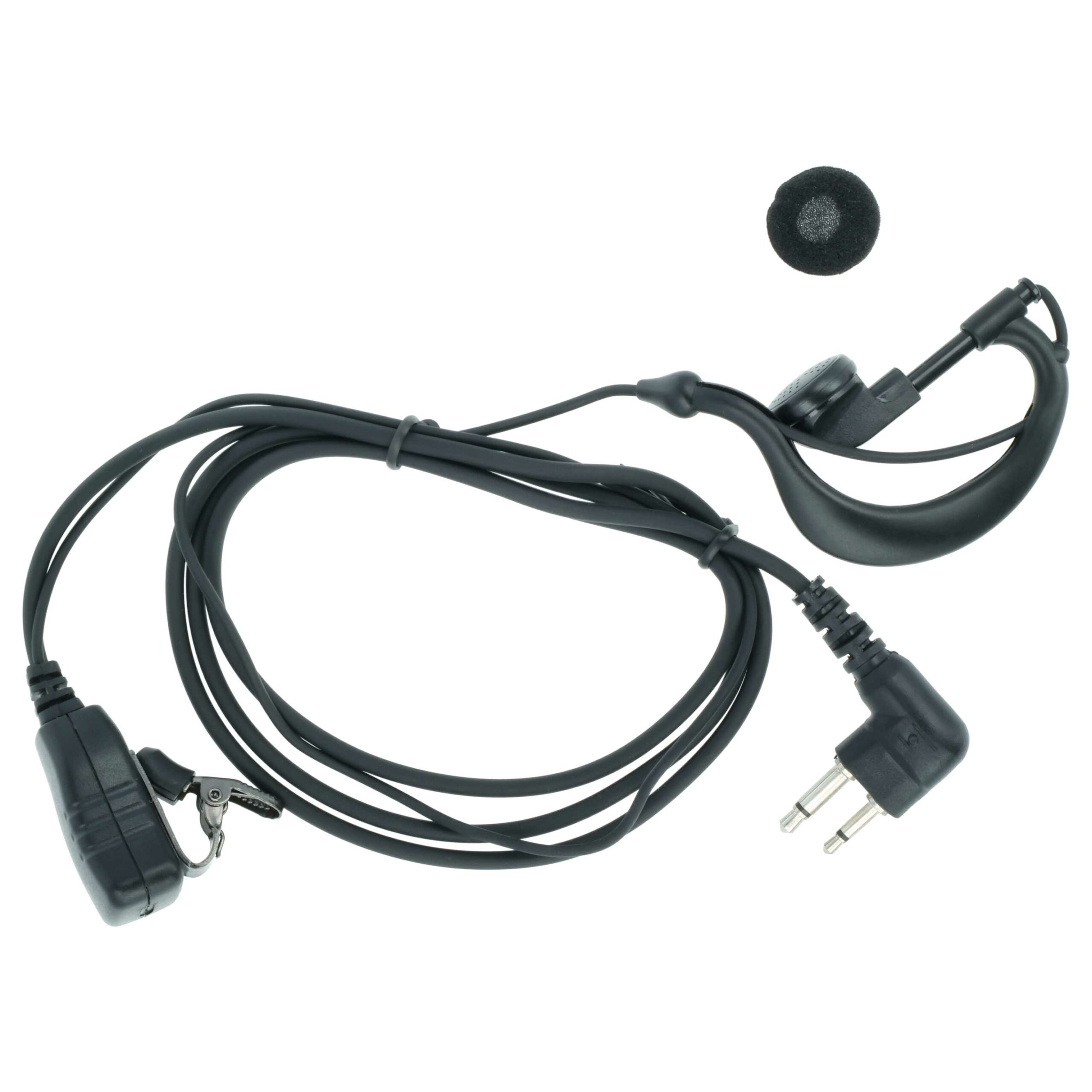 Headset de Segurança para Motorola GP300 com Botão de Resposta e Clip de Montagem
