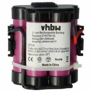 Bateria vhbw 18V 2000 mAh Li-Ion para Gardena R40Li, Husqvarna Automower, Flymo 1200R