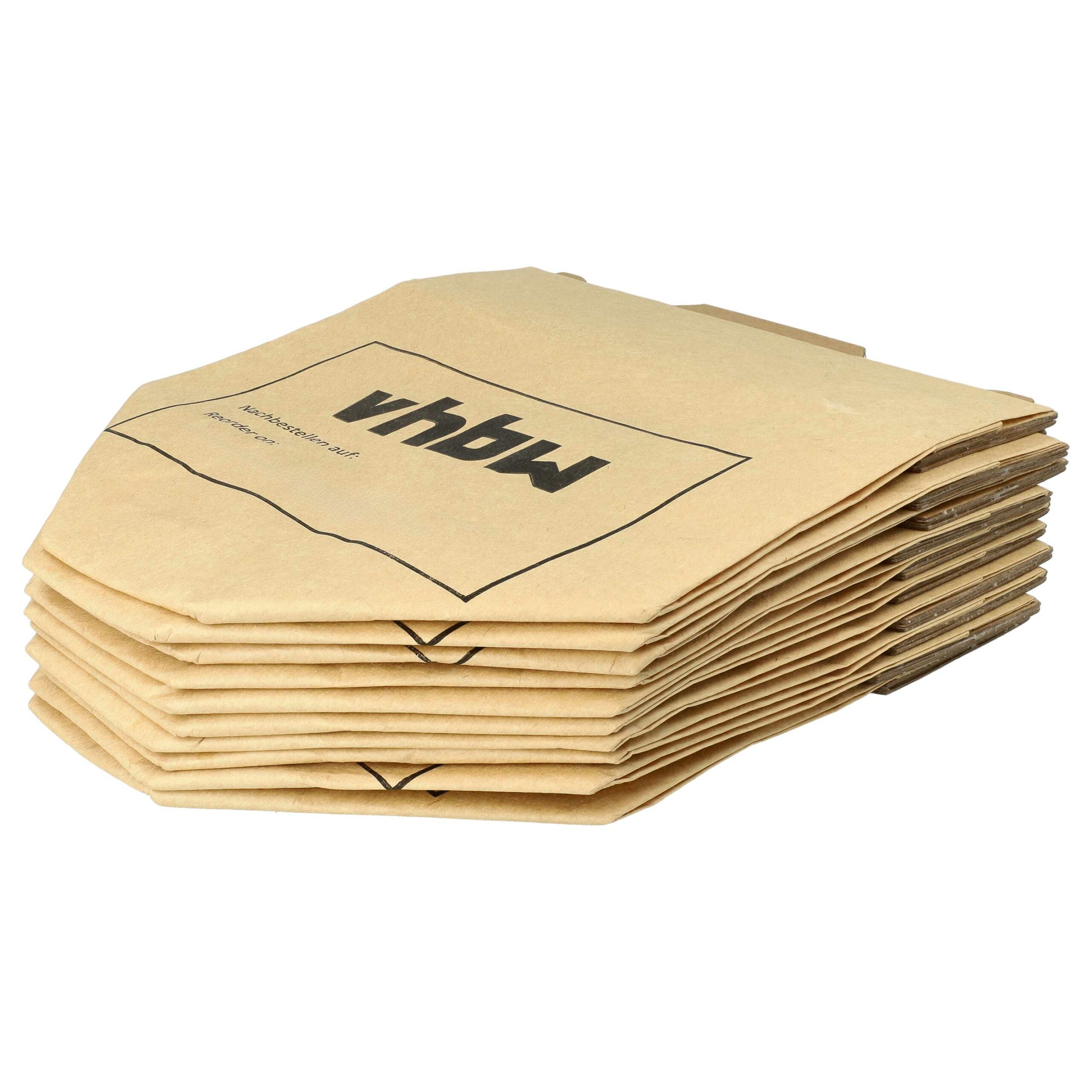 Pack 10x Sacos para Aspirador vhbw compatível Menalux 6971P Vorwerk - Papel - Image 4