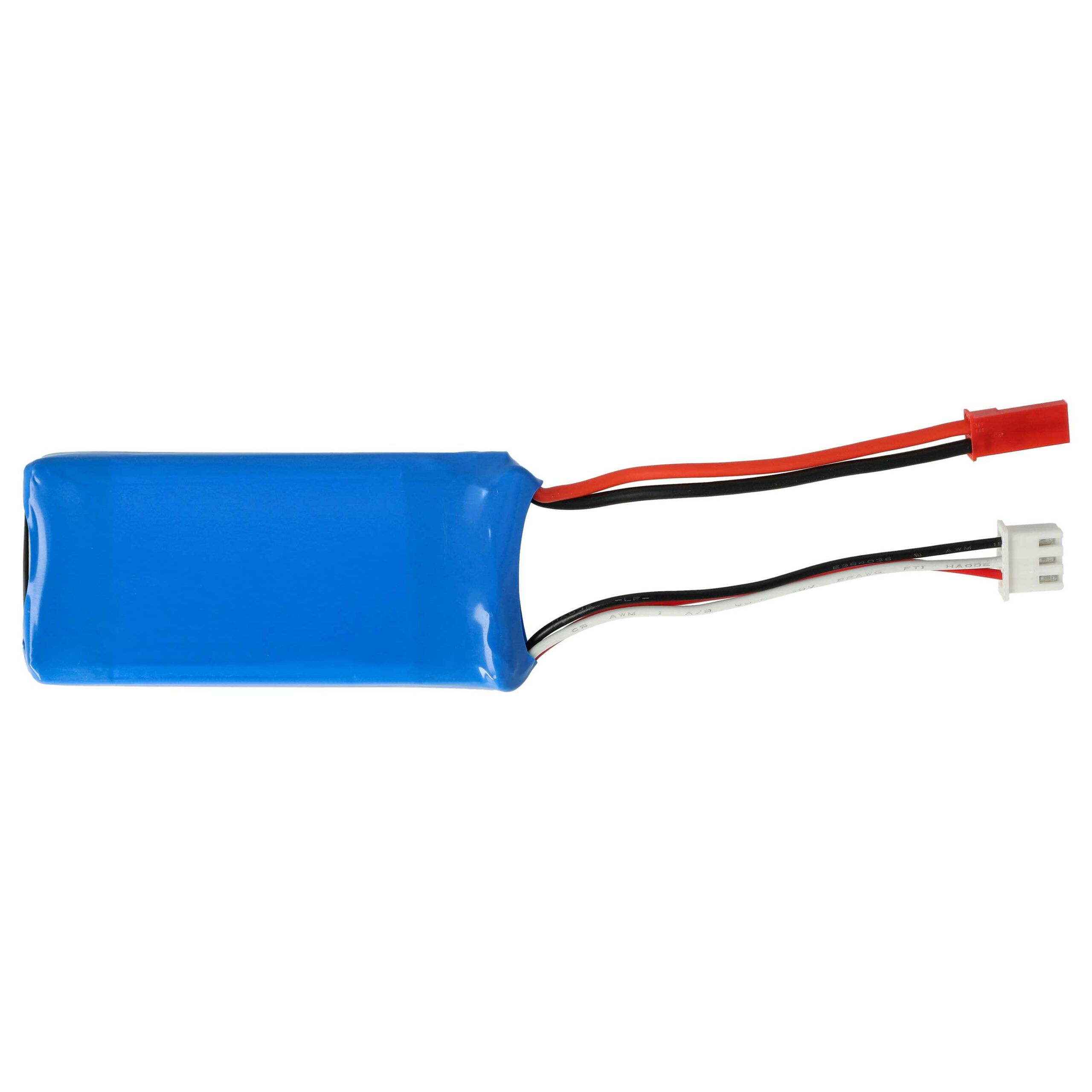 Bateria vhbw 610 mAh 7.4 V Li-polymer com conector BEC para modelos RC - Image 4