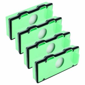 Conjunto de 4 Filtros para Aspirador Robô Tefal e Rowenta (Substitui ZR177002)