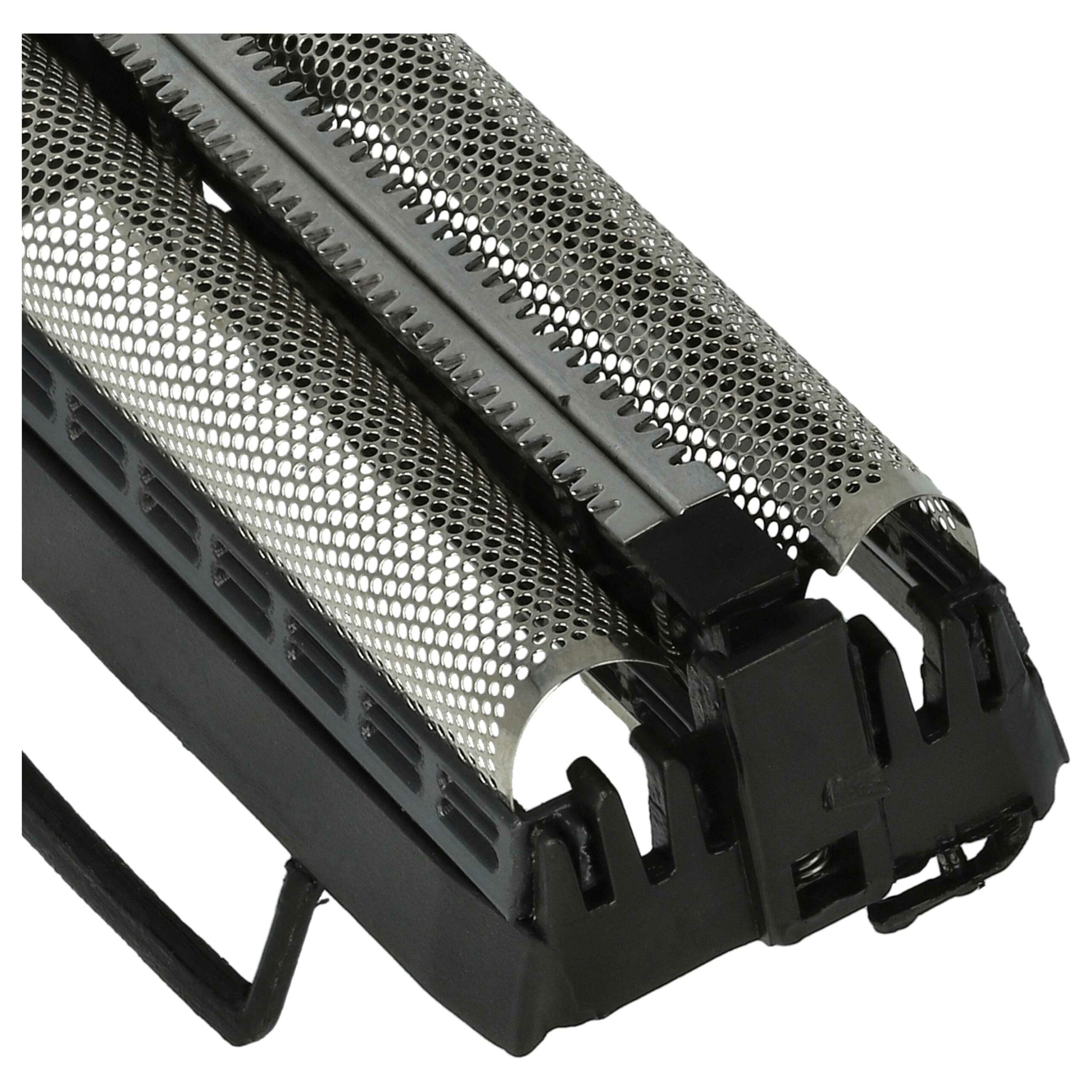 Lâmina Dupla para Barbeador Compatível com XS78, GS78, GS71, GS74 - com Moldura, Preto/Prata - Image 4