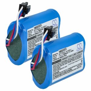 Bateria para Impressora Zebra 2x - Substitui BT17790-1, BT17790-2, M3I-0UB00000-03, AK18353-1 - 1500 mAh 7.4 V Li-Ion