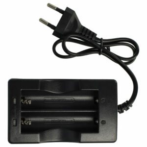 Carregador vhbw para 2 baterias Li-Ion 17670 e 18650 (3.7V)