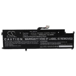 Bateria vhbw para Dell G7 (0XCNR3, P63NY, N3KPR) - 5650 mAh 7.6 V Li-polymer