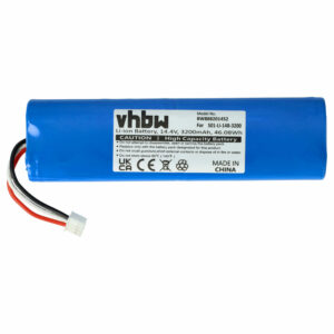 Bateria vhbw 3200mAh 14.4V Li-Ion para Ecovacs (S01-LI-148)