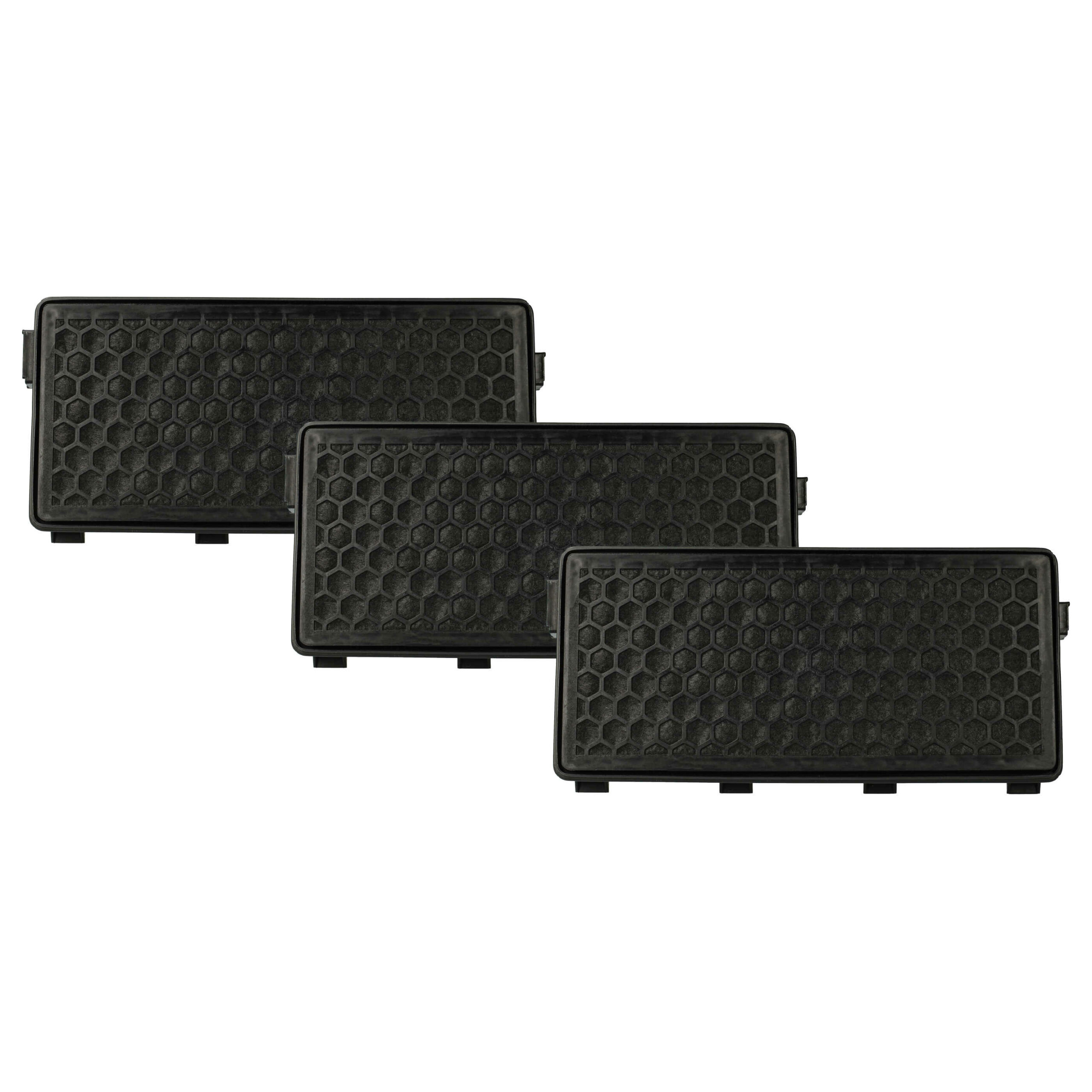 Pack 3 Filtros de Substituição Miele 5996880, 5996882, 5996881, 7226150 - Classe H11