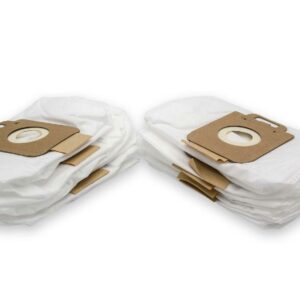 10x Sacos para Aspirador Aichner N 172 compatíveis com Philips - microfibra