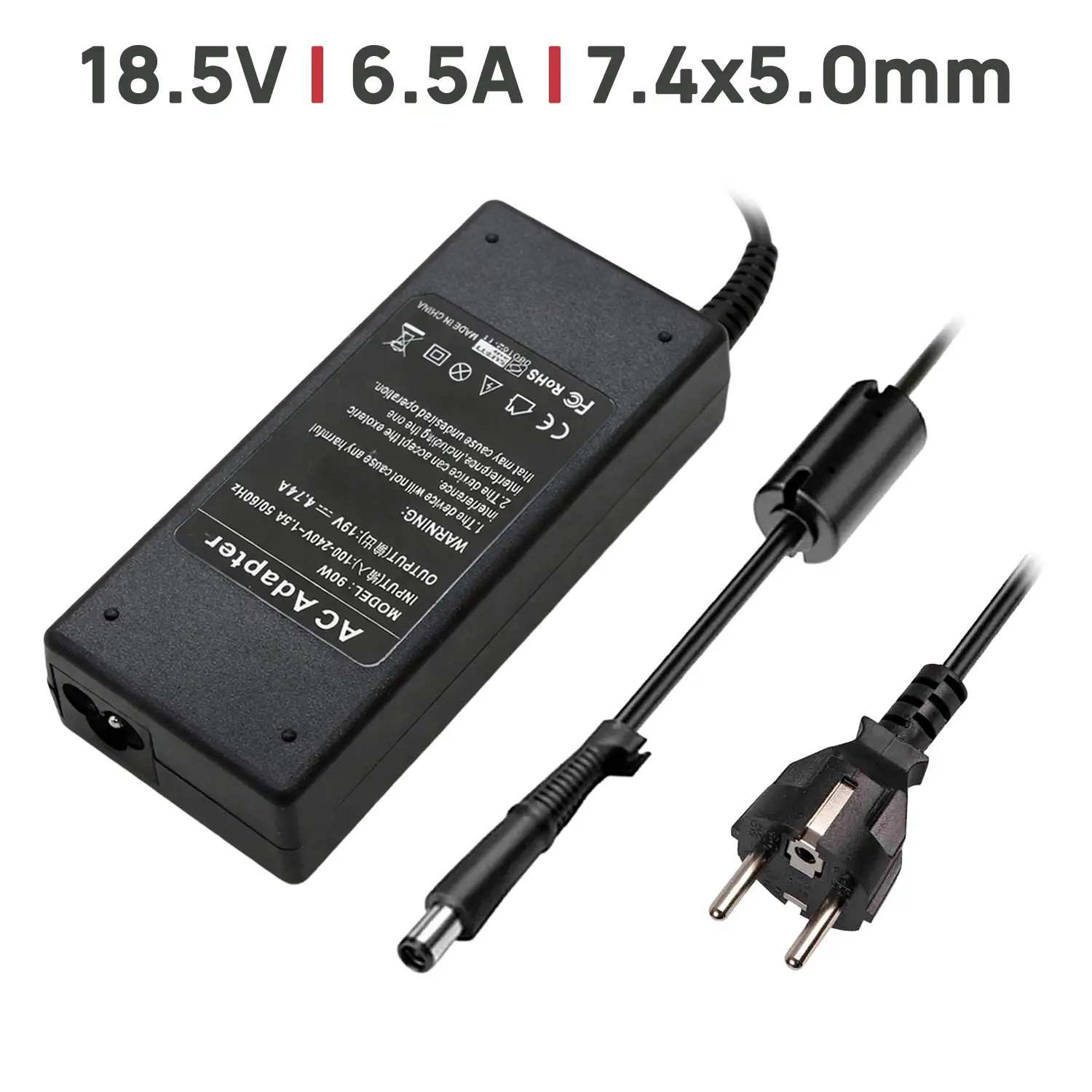 CARREGADOR PARA PORTÁTIL HP COMPAQ PRESARIO R3000 R3100 R4000 18.5V 6.5A 120W