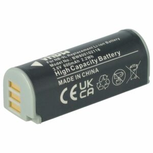 Bateria compatível Canon NB-9L - 600mAh, 3.6V, Li-Ion vhbw