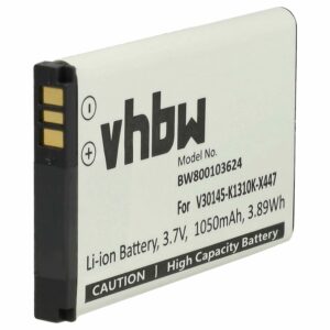 Bateria vhbw para Siemens Gigaset SL910 - 1050 mAh 3.7 V Li-Ion