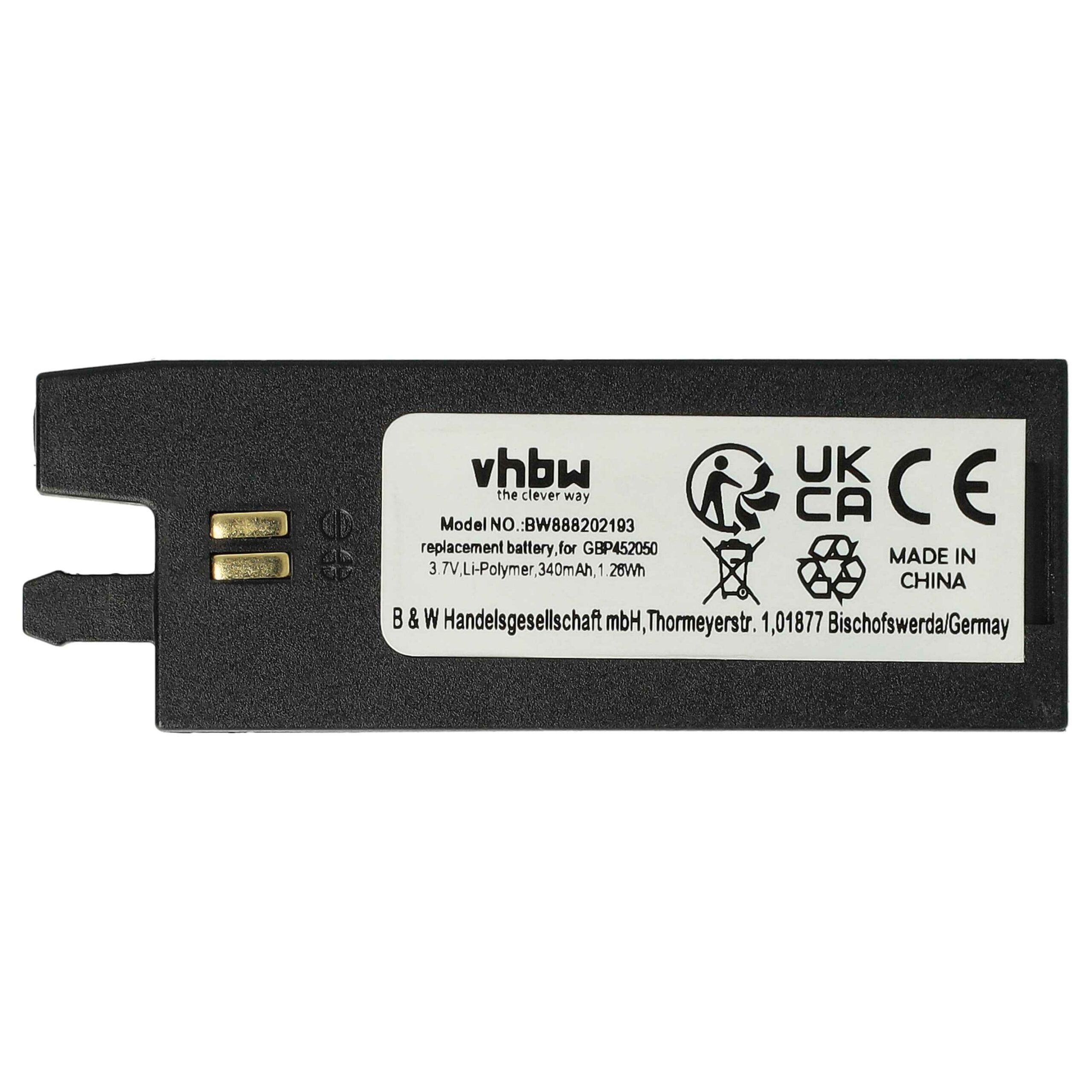 Bateria + Carregador para Afinador Gibson - Substitui GBP-452050, GBP-042030 - Image 3