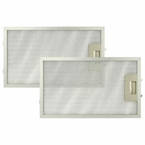 2x Filtro de Gordura de Metal Longa Duração vhbw compatível com AEG 50253591007, 4055101697