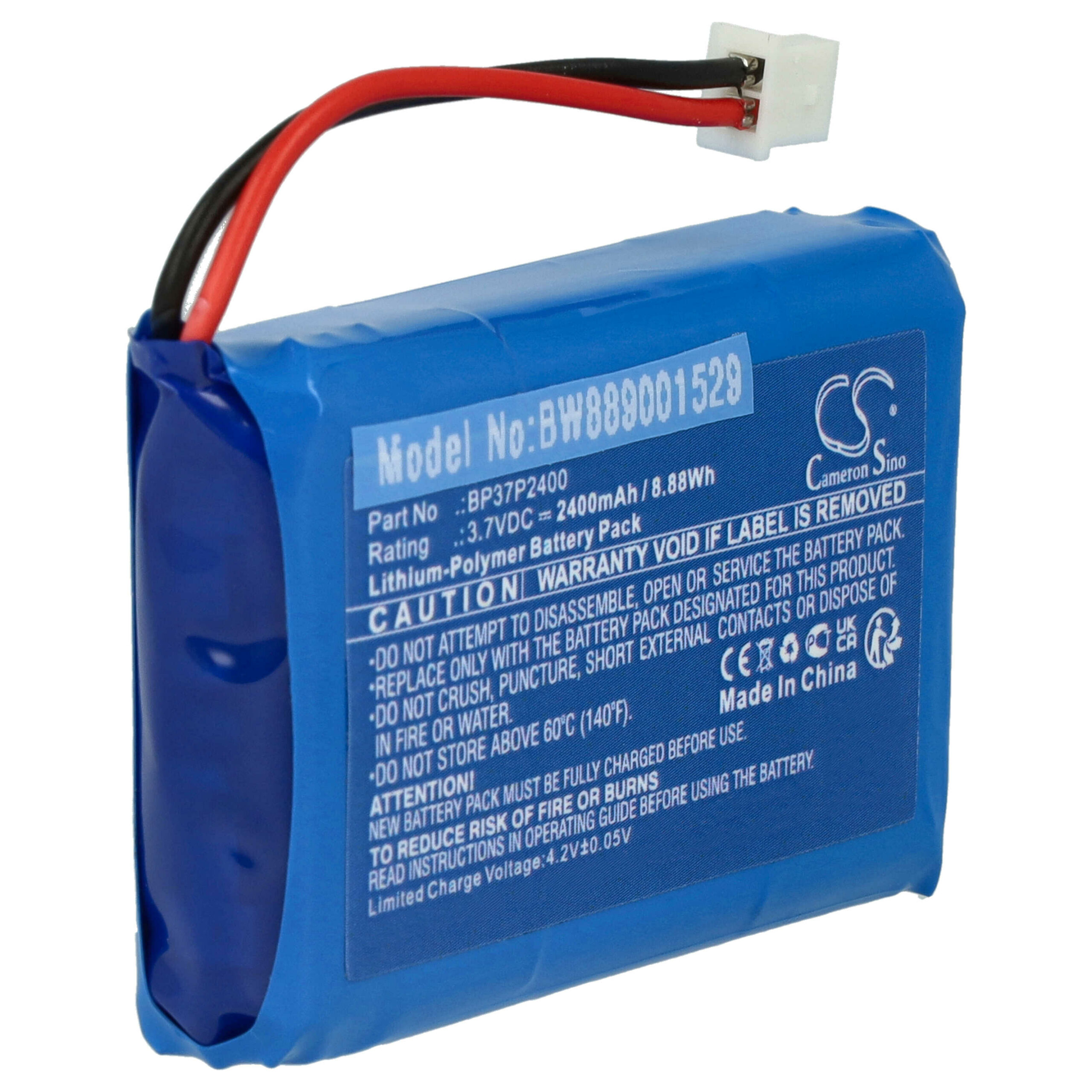 Bateria vhbw para Coleira Dogtra BP37P2400 - 2400 mAh 3.7 V Li-polímero - Image 3