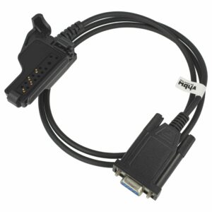 Cabo Programação RS-232 para Motorola ASTRO PC e Periféricos - Adaptador 14,5cm, Preto