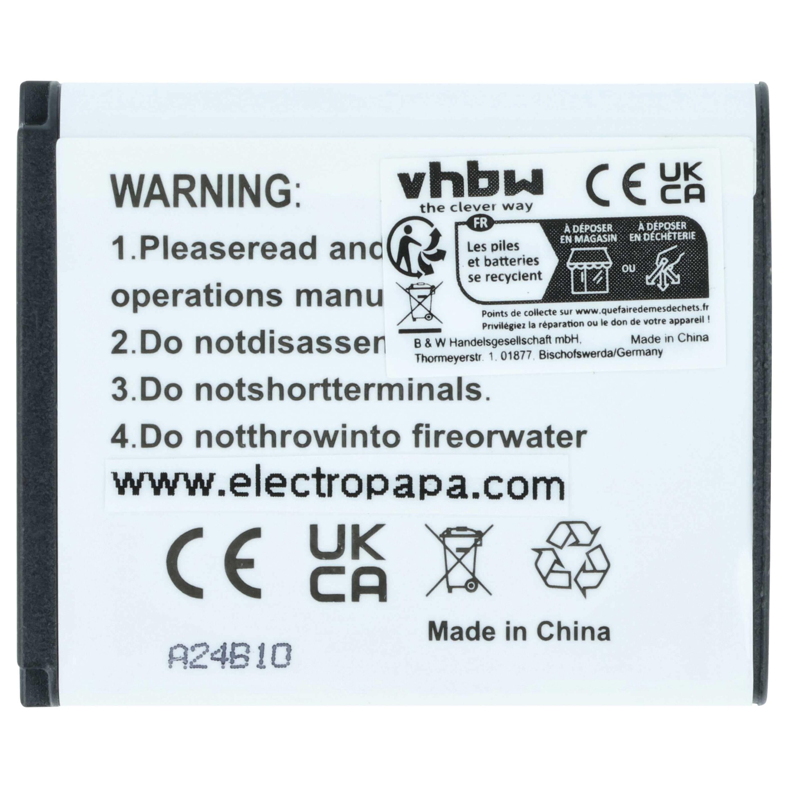 2x Bateria substitui Casio NP-160, NP-110DBA, NP-110, NP-110L - 750mAh, 3.6V, Li-Ion - Image 4