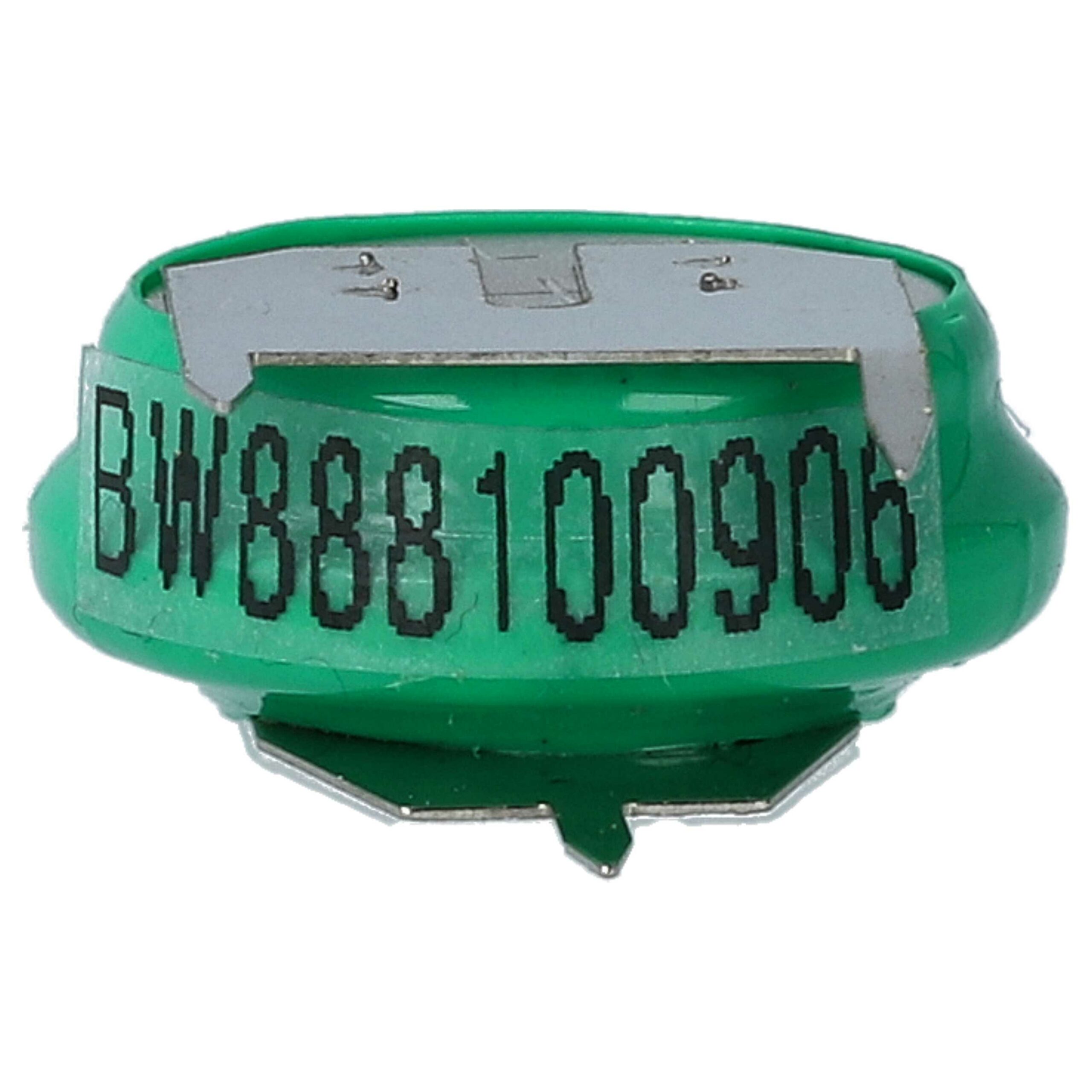 Bateria de Célula de Botão V80H NiMH 80 mAh 1.2V com 3 Pinos - vhbw - Image 3