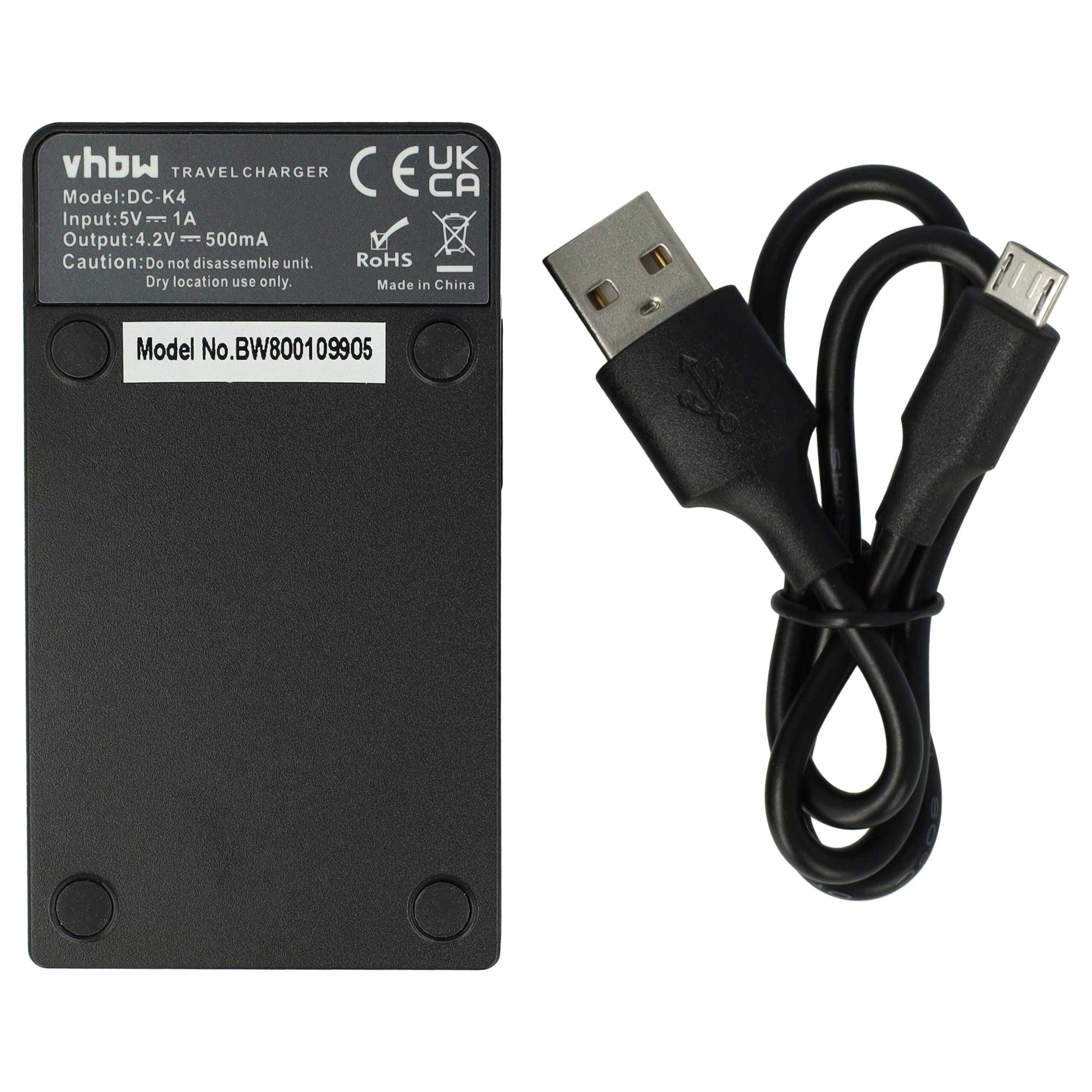 Carregador USB-C com Cabo para Câmaras Canon Vixia - 0,5 A vhbw - Image 2