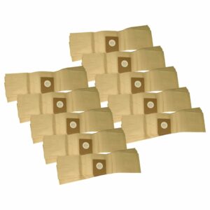 50x Sacos para Aspirador vhbw compatíveis com Ecolab 10009747 para Aspiradores Hako - papel filtrante