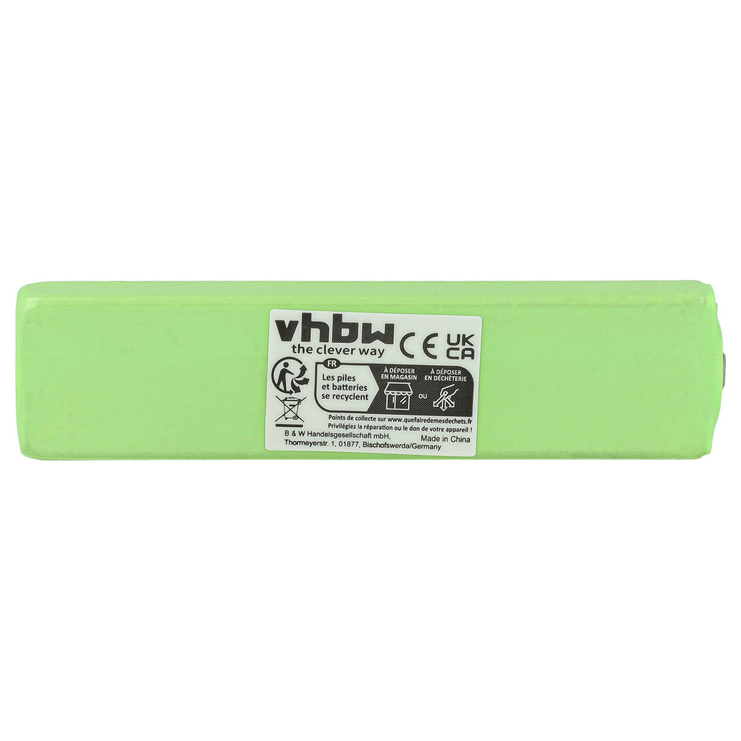 Célula de Bateria NiMH 1100 mAh 1.2V vhbw - Compatível com Aiwa MHB-901 (Conjunto de 10) - Image 3