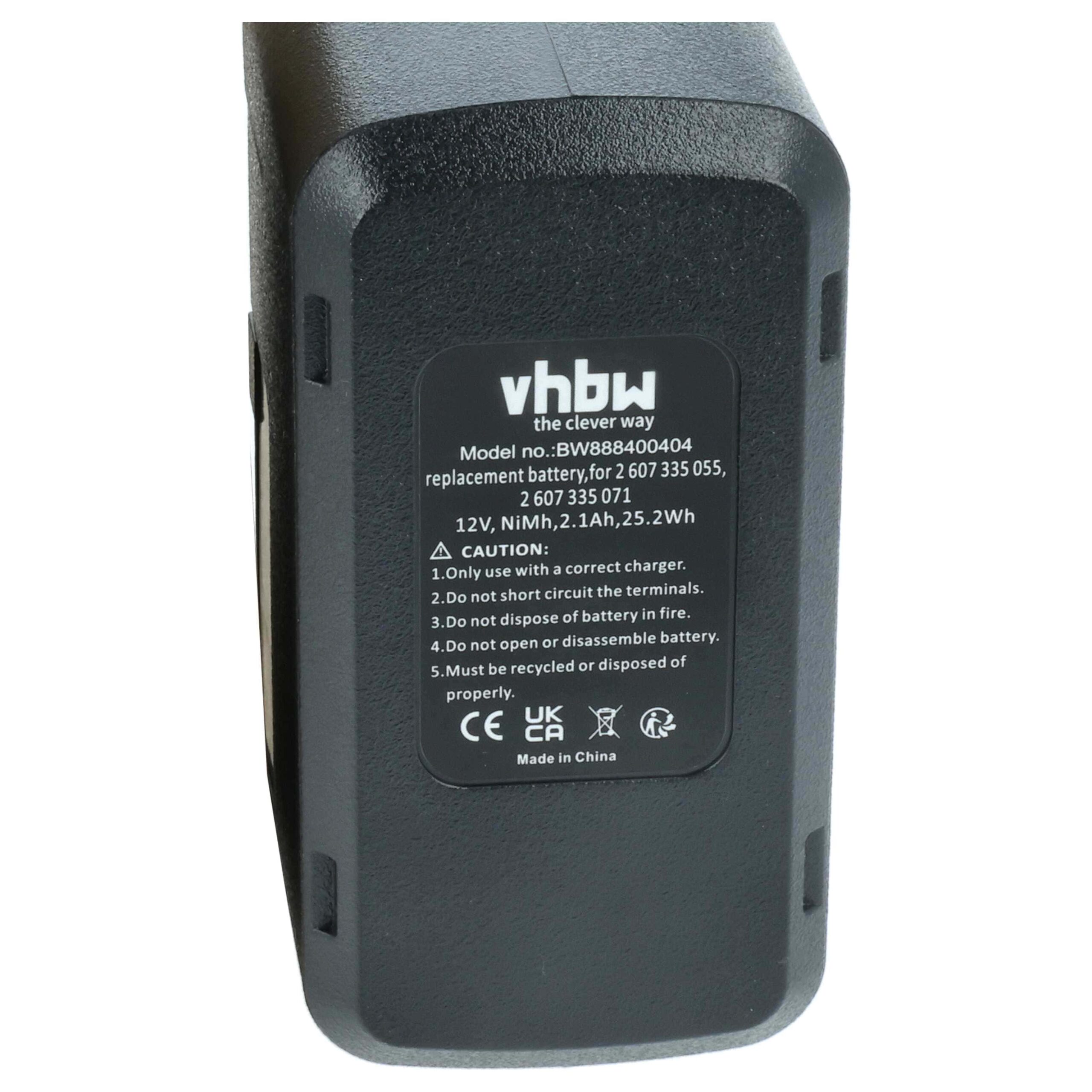 Pack de 3 Baterias vhbw para Ferramentas Bosch 12V 2100 mAh NiMH - Image 5